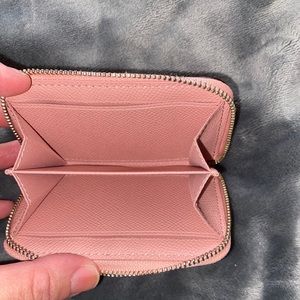 Coach Zip Around Coin Case